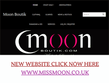 Tablet Screenshot of moonboutik.com